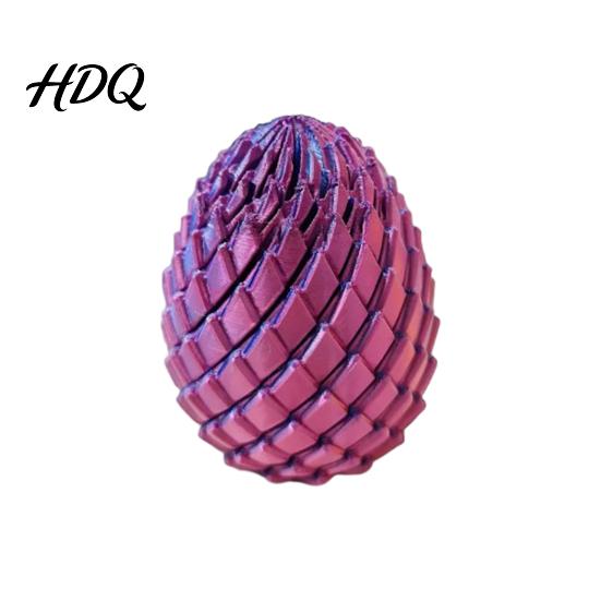 Fokus Fidget Spielzeug 3D-gedrucktes drehendes Ei Stressabbau Spiral-Gelenk-Dreh-Spinner Schreibtisch Osterkorb-Füller Party-Mitgebsel