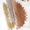 12x Premium Size Pressed Vinyl Placemats For Stylish Table Decor Artistic Wide Application