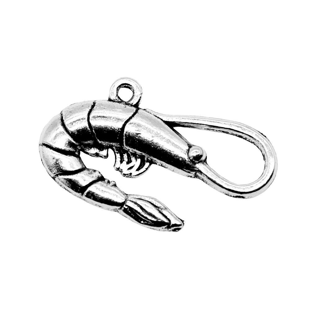 Crab Dried Shrimp Charms Bag Charm Cute Accessories For Jewelry