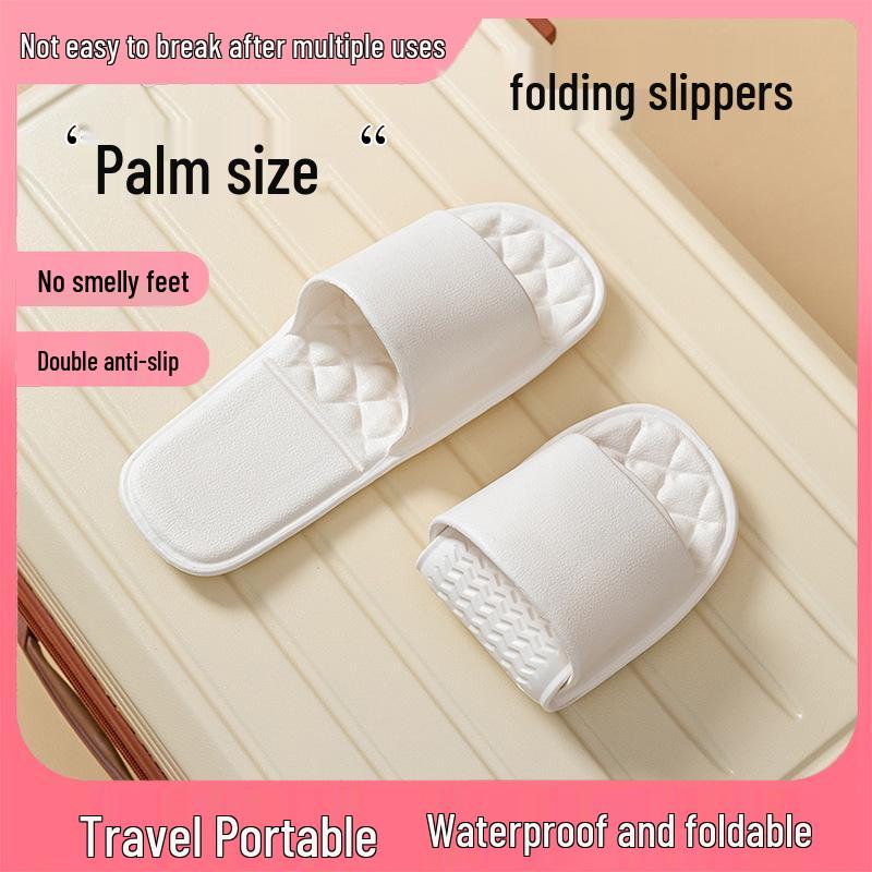 

Foldable Anti-slip Travel Slippers for Women - Portable Home, Hotel, or Pool Use S (35-37)