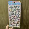 Hot Angel Blue Jelly Stickers Japanese Blue Phone Case Boys And Girls Diy Decorative Stickers Toys 3D Relief Stickers