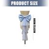 Fashionable Wedding Party Waist Bowknot for Woman Decorative Tulle Casual Train Waist Bowknot Foulard Female