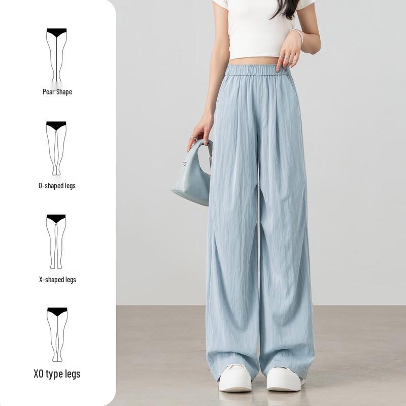 Pantaloni larghi estivi leggeri da donna
