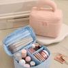 Large Capacity Travel Toiletry Bag Waterproof Cosmetic Case  Makeup Brush Storage Pouch