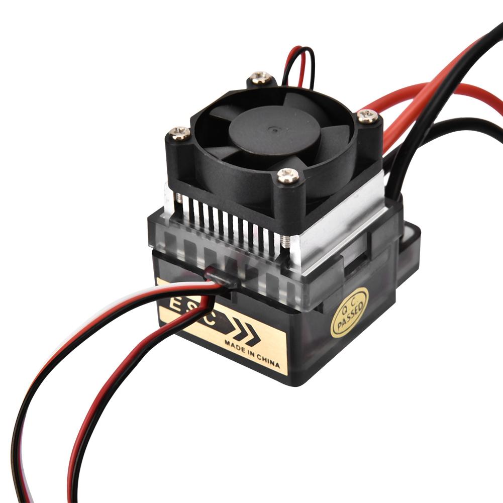 High Voltage 320A Waterproof Brushed ESC Electric Speed Controller with Fan for RC Model