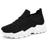 Fashion Women's Fly Weave Sneakers 2025 Breathable Mesh Height Increase Casual Shoes Fashion Lace Up Comfortable Soft Sole Sports Shoes