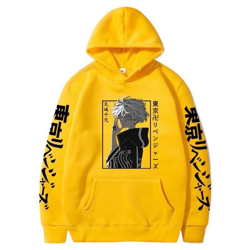 Anime Tokyo Revengers Takemichi Hanagaki Hoodie Sweatshirt Men Fall Casual Streetwear