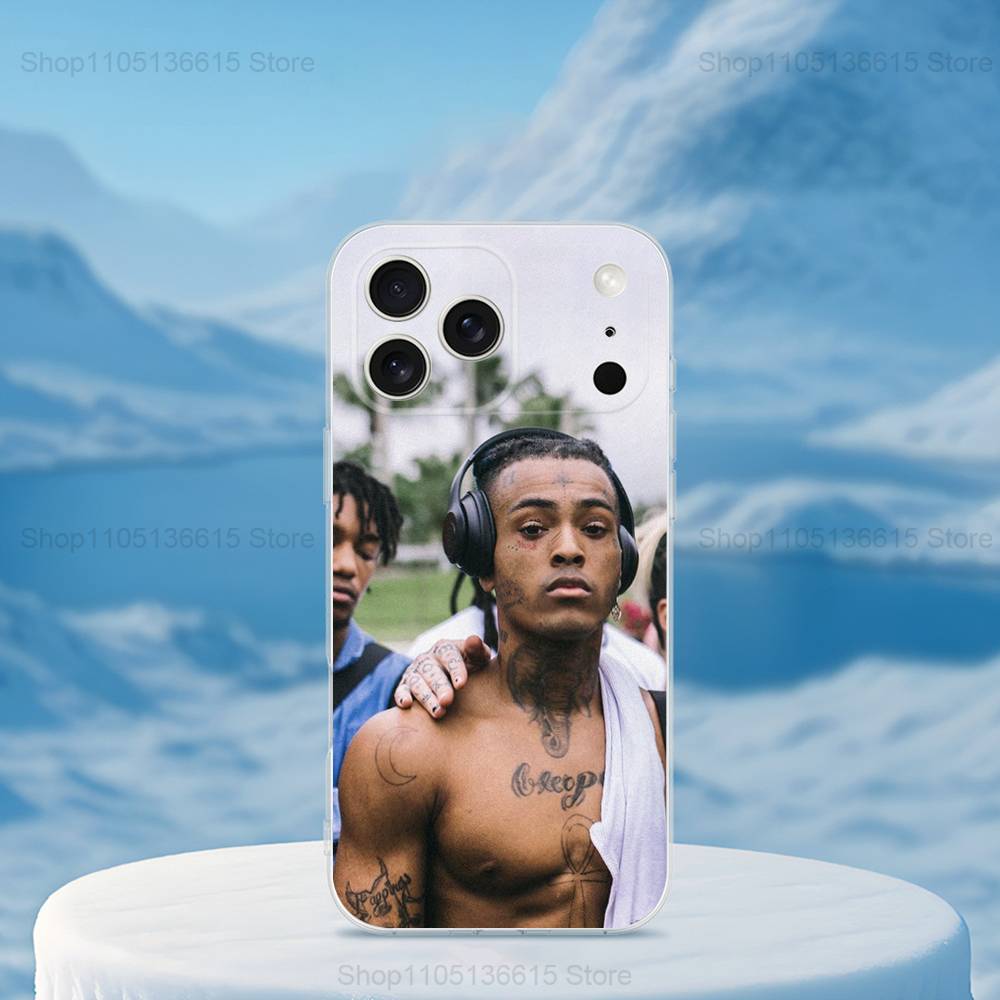 Rapper X-XXXTENTACION Cool Phone For iPhone 14,13,12,11,17,16,15,Pro,X,XS,XR,SE,Max,Plus,Mini Transparent Soft Cover