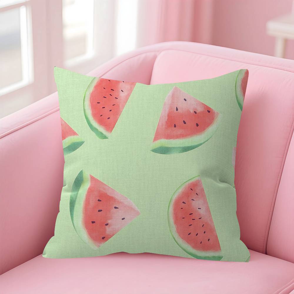 Luxury Watermelon Pattern Design Pillow Anime Pillow Sofa Bed Head Pillow Cover Cushion Cover 45x45 Cm Fashion