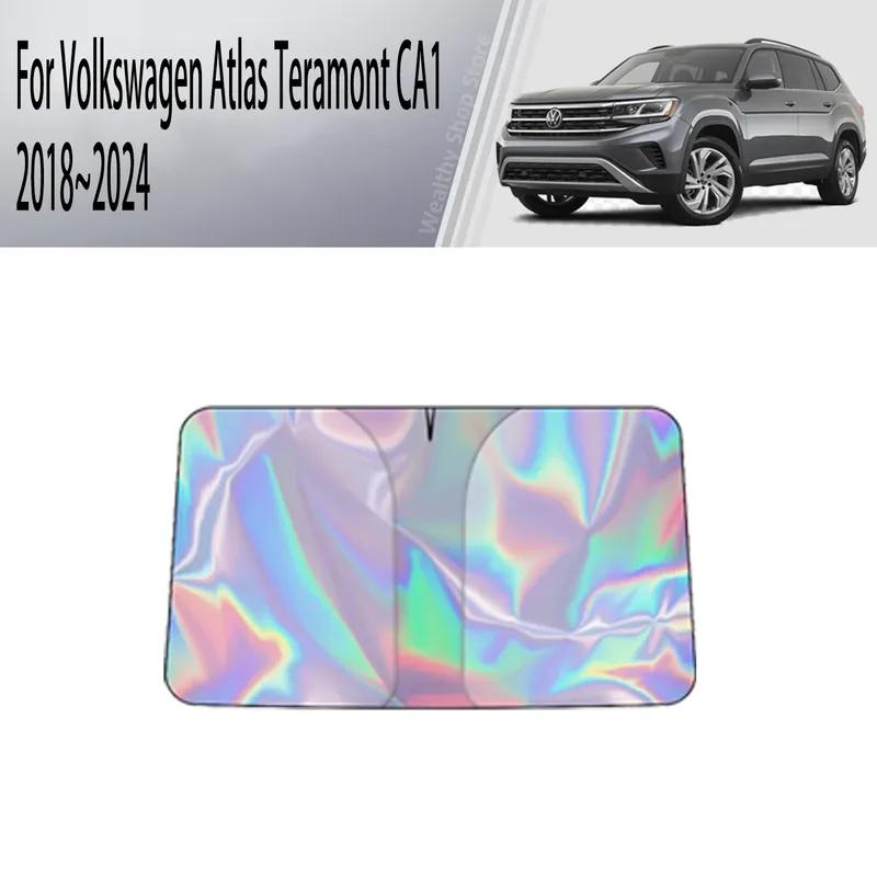 For VW Volkswagen Atlas Teramont CA1 2018-2024 Car Sun Visor Auto Front Windshield Sunshade Heat ulation Summer Accessories