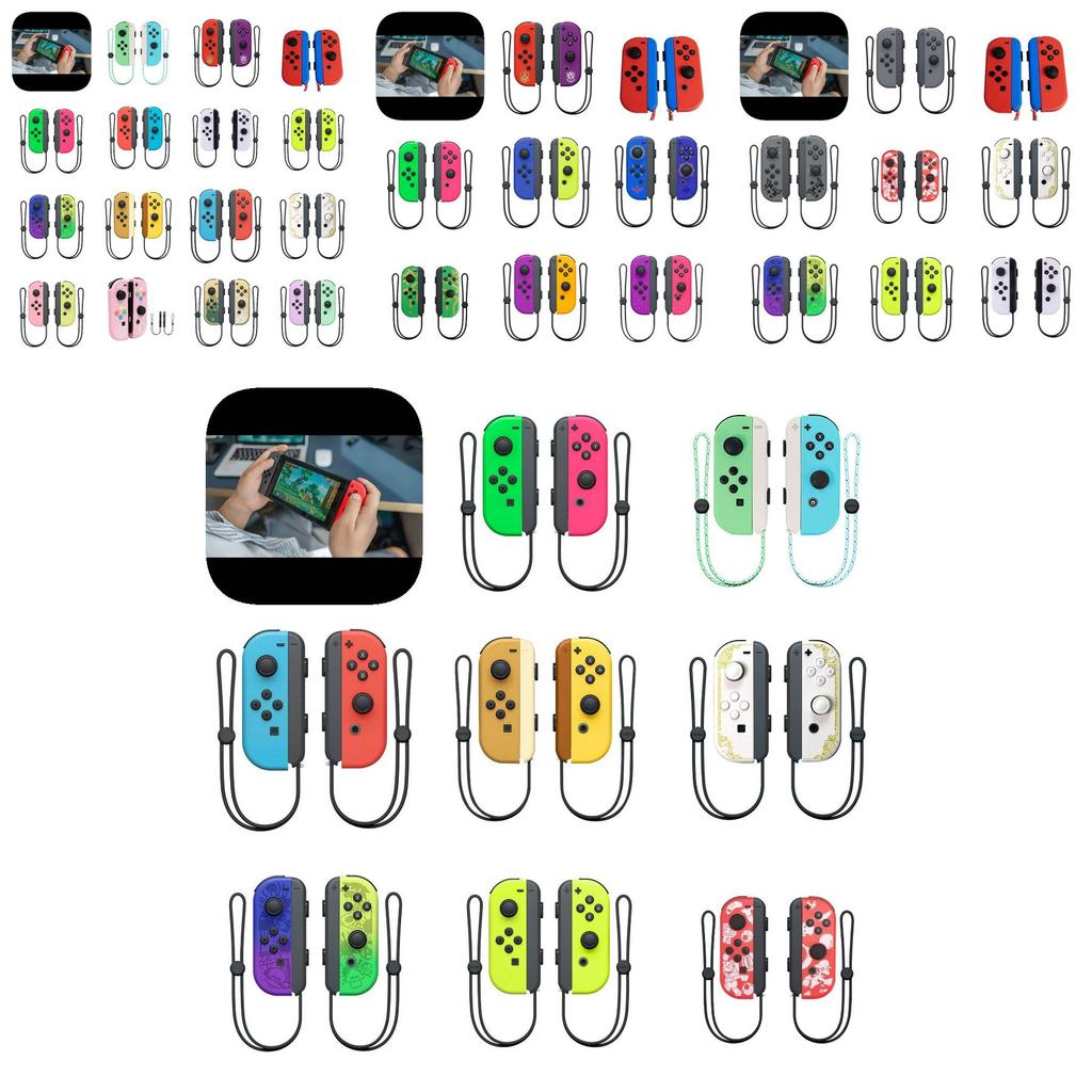 High-performance Joy-con Game Controller With Vibrant Colors And Built-in Vibration For Nintendo Switch And Mobile Gaming