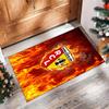Lens FC Soccer Football Pattern Soft Area Rug Non Slip Indoor Floor Carpet Sports Decor Mat for Bedroom