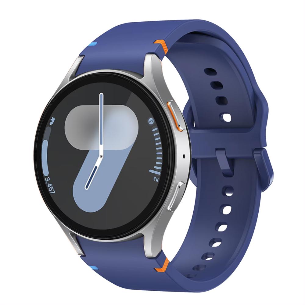 Řemínek pro Samsung Galaxy Watch 7 FE 44mm 40mm 4 6 Classic 5 Pro 45mm silikonový sportovní náramek na zápěstí Correa Galaxy Watch 7 Band