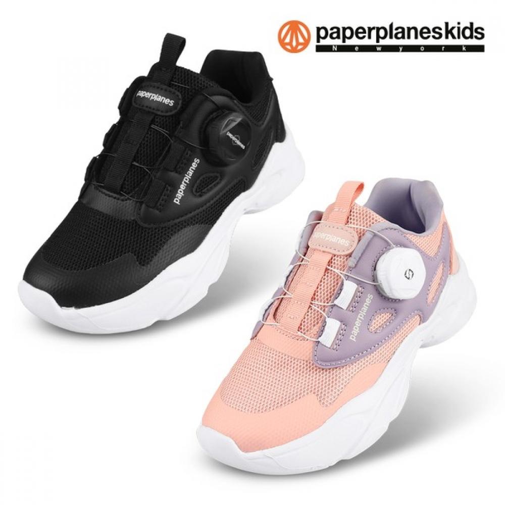 

[Бумажный самолетик Дети] Детские кроссовки с циферблатом, обувь для юниоров Pink/230