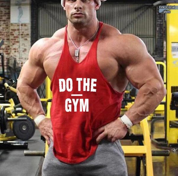 Men's European American Fitness Y-Back Sleeveless Training Vest