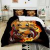 10 Sizes Pokémon Charizard Printed 3PC Bedding Set Duvet Cover  Adult Kids Birthday Gift Full Size Bedding Set Luxury for Gifts