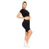 Women's Shorts Moraj Polyamide Push-Up High Waist Black Fitness Shorts