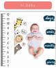 Creative Baby Milestone Photo Blanket – Posing Prop with Number Background for Photography