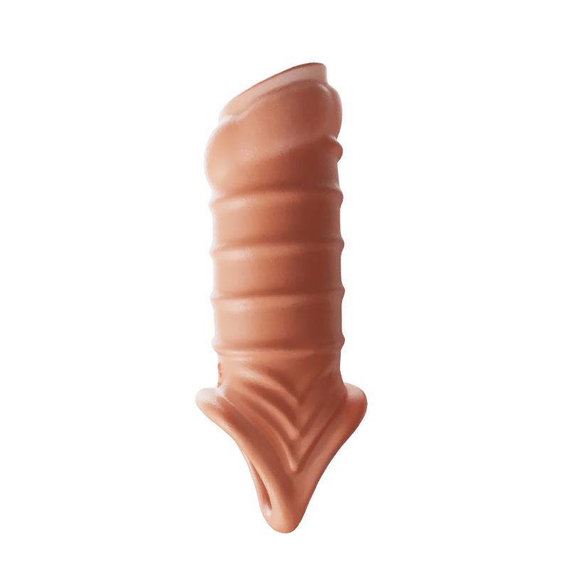 Sexspielzeug für Männer Silikon Penis Hülle Ejakulationsverzögerung Vergrößerung Langlebiger Analplug Stimulator Vagina Kein Vibrator für Frauen