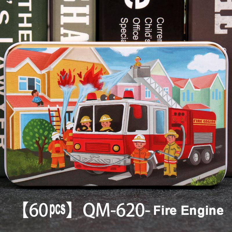 60pcs Wooden Jigsaw Puzzles 3D Cartoon Mermaid/Snow White/Cinderella/Princess/Helicopter/Hot Air Balloon Puzzles for Baby  Kids