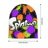 Splatoon Game Skullies Beanies Hat Colorful Graffiti Hip Hop Unisex Outdoor Caps Warm Dual-use Bonnet Knitted Hat
