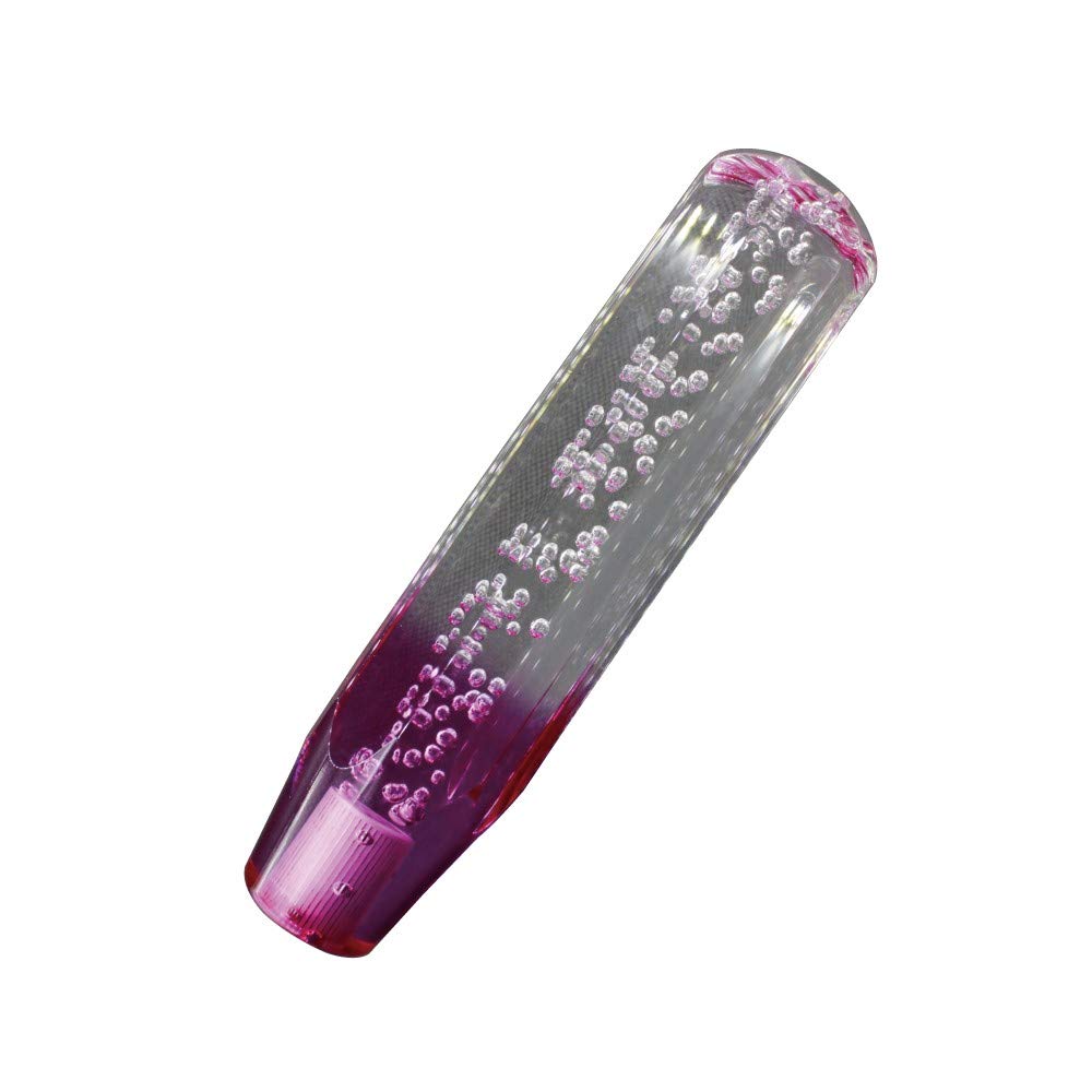 

Кристаллический рычаг переключения передач с переходником для Fuso Bluetec Canter, ручка, пена, 200 мм, прозрачный/фиолетовый, адаптер, фиолетовый