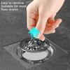 10Pcs Disposable Drain Filter Sink Floor Drainer Covers Bathroom Shower Sink Strainer Hair Garbage Anti Blocking Filter