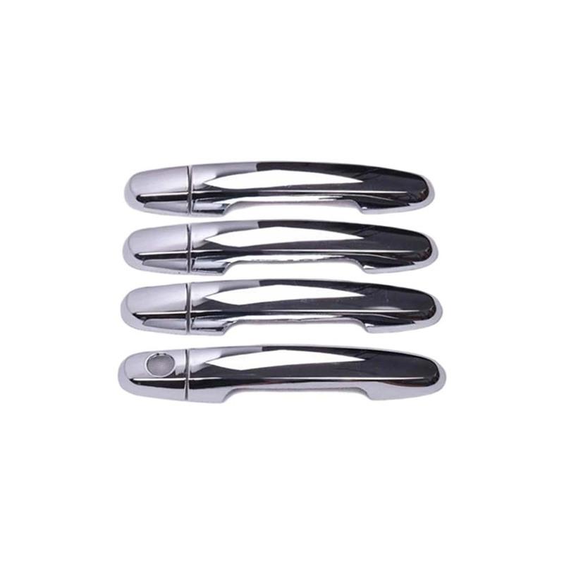 Car Decoration Door Handle Cover For Toyota Aygo MK2 2015-2018 Black Silver Cars Accessories Styling Upgrade Modify A Car