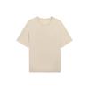 Li Ning Wade Collection T Shirts Unisex Apricot Crew Neck Moderate Straight Fit AHSS427-5