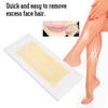 10Pcs Hair Removal Leg Body Face Wax Papers Depilatory Wax Strips(Blue)