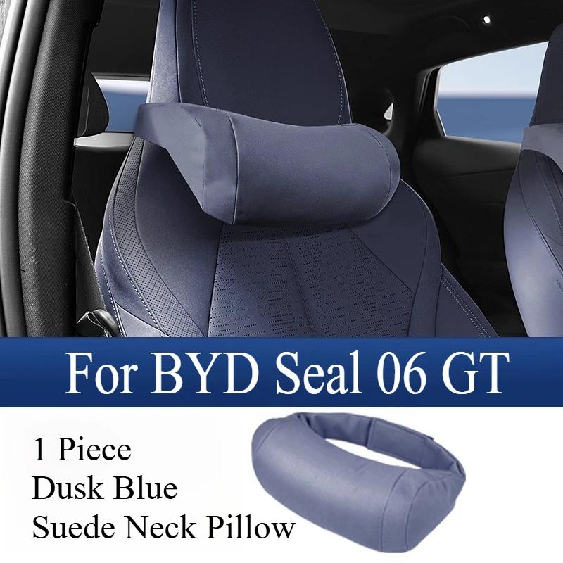 Turned Neck Headrest & Waist Pillow for BYD Seal 06 GT - Memory Cotton Seat Waist Accessory & Automobile Body Kit