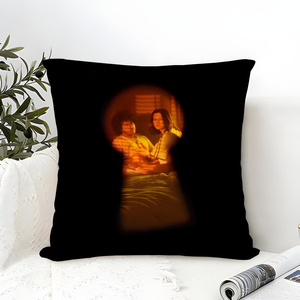 Pillow Case Cotton Linen Fabric Square Zipper Pillowcase Home Decorative Living Room Singer Music S-Selena Gomez 2