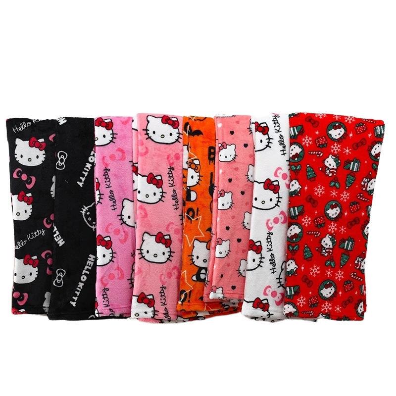 Pantaloni de Pijama HelloKitty pentru Femei Pantaloni de Casă din Fleece cu Desene Animate pentru Halloween Călduroși Căptușiți cu Fleece Toamnă Iarnă