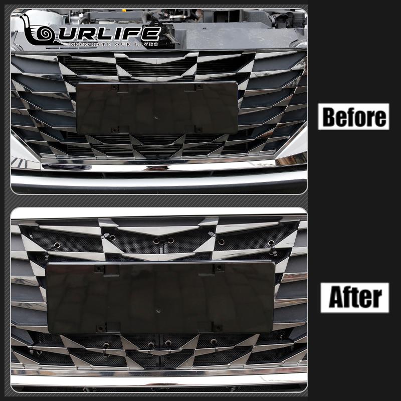 For Hyundai Elantra Avante  2022 CN7 Car Body Styling Grille Grill Insect Prevention Net Trim Front Defend Insects