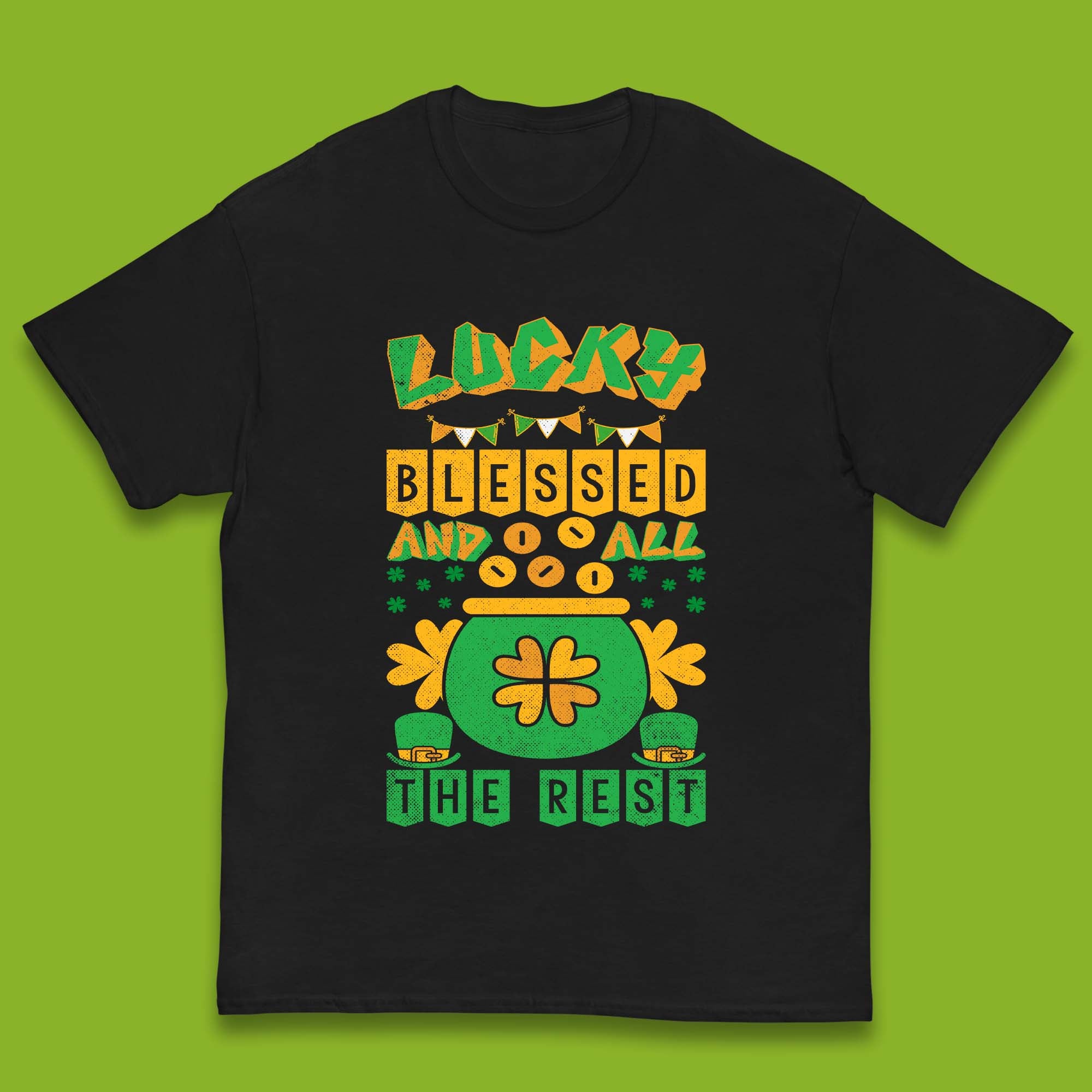 Lucky Blessed and All the Rest Kids T-Shirt 160