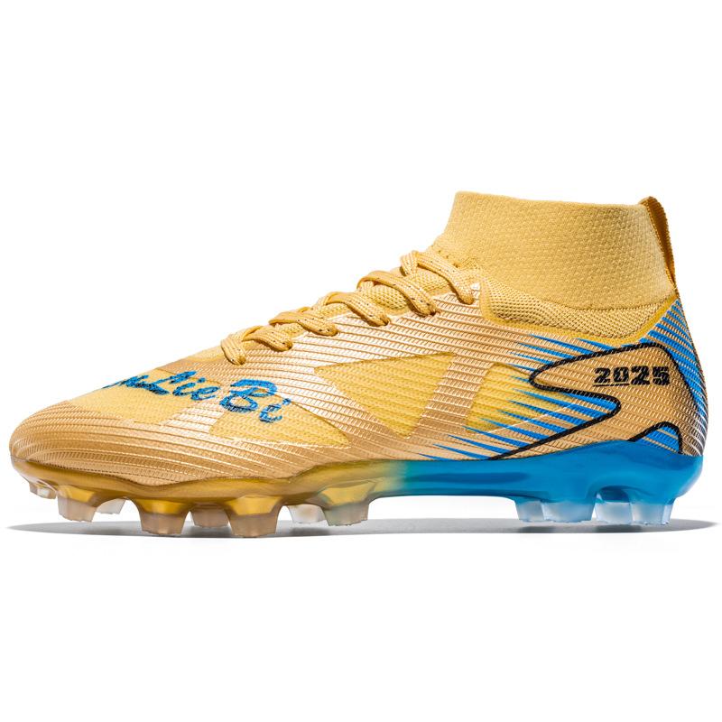 New Football Shoes Ag Long Nails Tf Broken Nails Men'S And Women'S Football Shoes High-Top Outdoor Training Football Shoes