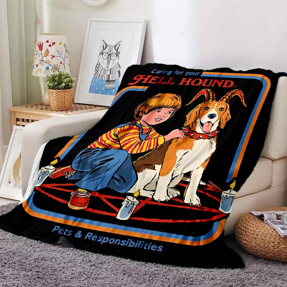Steven Rhodes Theme Printed Blanket - Perfect for Couch, Bed, Travel & Outdoor Use | Machine Washable, Cozy & Durable.