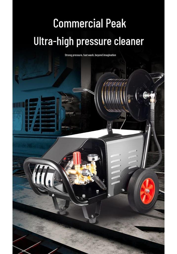 Industrieller Hochdruckreiniger für Autos und Bauernhöfe: Vollautomatisch, 220V/380V, Hochleistungs-Sprühgerät
