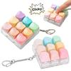 Nine-Key Heart Shape Fingertip Pressing Key Keychain Adult Stress-Relieving Finger Keyboard Game Key Chain Stress-Relieving Toys