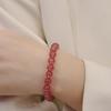 Natural Crystal Bracelet Strawberry Crystal Bracelet. Bangles Women Fashion Jewelry Accessories Gift