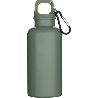 Floso Oregon Solid Recycled Plastic Carabiner Clip 400ml Water Bottle