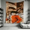 Ashita No Joe Wall Tapestry Aesthetic Wall Hanging Printed Fabric Blanket Decorative Tapestries for Bedroom Living Room Home Decor
