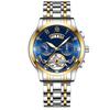 Mens Stainless Steel Luminous Clock Watch Casual 3Bar Waterproof Outdoor Sport Wristwatch