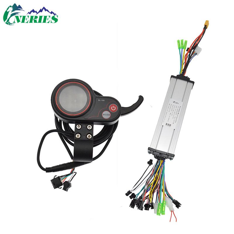 24V 48V Electric Bicycle 28A Brushless Motor Dual Drive Controller LCD Display Intelligent Control Multiple Specifications