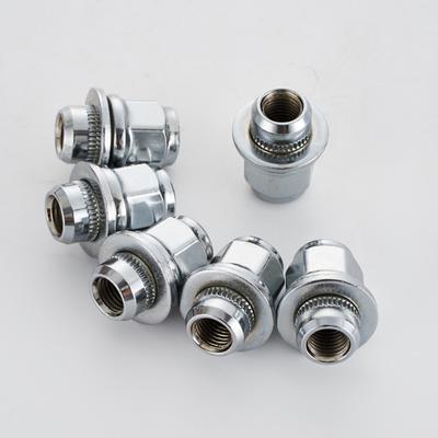 12mmx1.5 Wheel Nuts for Toyota Avalon Camry Corolla Sienna 1.46 Inch 37mm Length 21mm Hex Sliver/Black Mag Seat Lug Nut