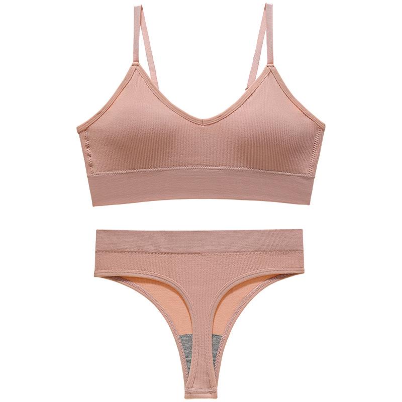 Adjustable Shapewear Set: High Elastic Breathable Camisole, Beautiful Back Vest, Thong, Underwire-Free, Anti-Sagging Bra.