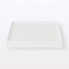 MUJI Recycled Polypropylene File Box Lid with Caster 25cm White 15930845 Standard, Attachment, Wide, Gray,