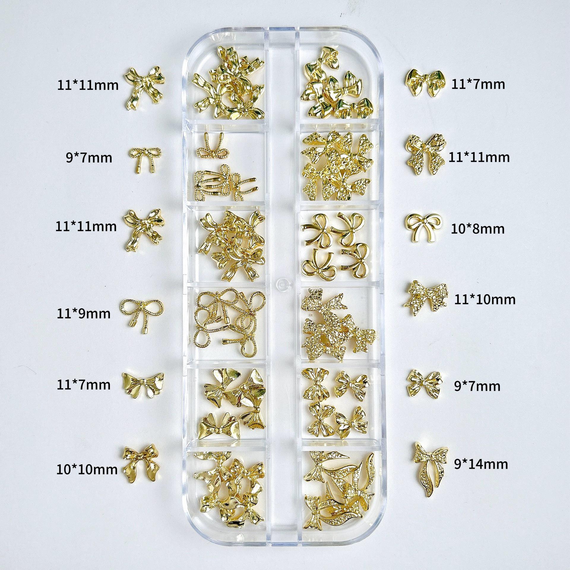 

Ретро 3D бант для ногтей и заколка для волос - Дизайн из сплава