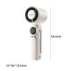 Handheld Fan Multi Speed Adjustable Compact Hand Fan for Outdoor Travel Home White
