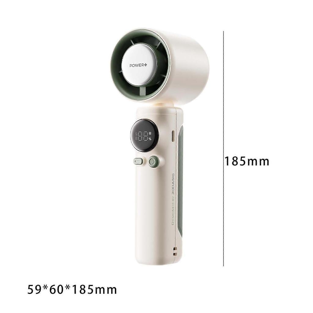 Handheld Fan Multi Speed Adjustable Compact Hand Fan for Outdoor Travel Home White